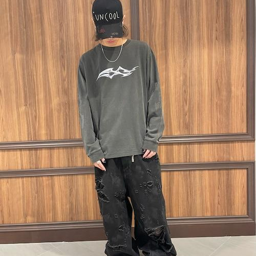 夏でもロンTスタイル