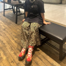 絶対に被りたくない方に！♡厚底レースアップシューズ♡