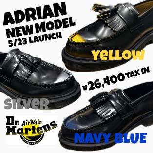 ☆人気のADRIANタッセルローファーにNewモデルが登場☆
