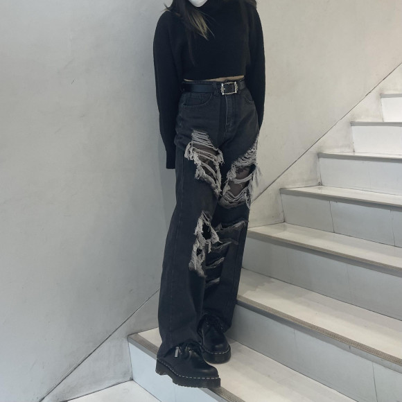 ☆白ステッチの厚底シューズ　1461 ZIP BEX☆