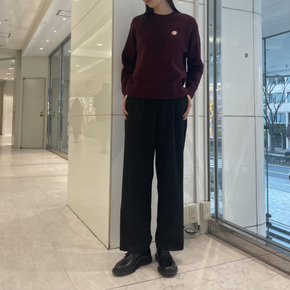 ブラックステッチにシャープな形のローカットシューズ2色☆