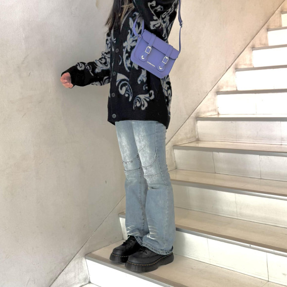 《new》アクセントカラーなサッチェルバッグ☆