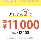 ⭐︎SET FAIR⭐︎どれでも2点¥1,1000(税抜)‼︎