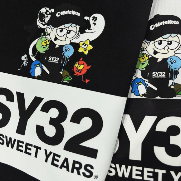 MetaKozo x SY32 collaboration T-shirt Limited stock