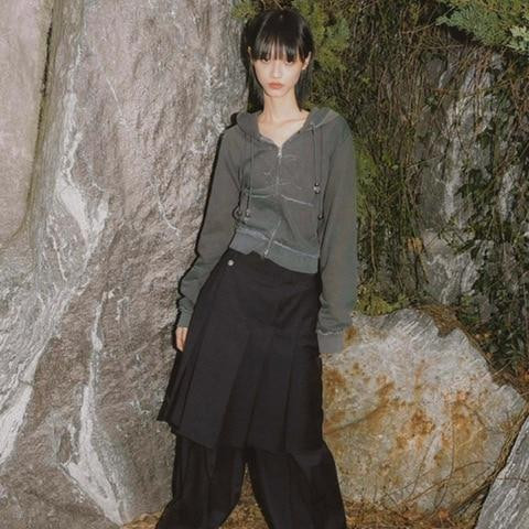 スクールコーデにも♩✮丈感選べるフーディ♡