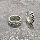 AQUA SILVER定番　アラベスクリング