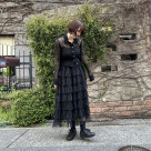 オールブラックでも個性を活かせます♪