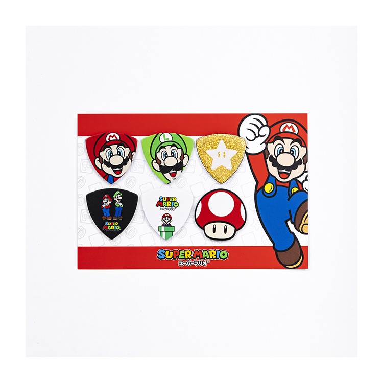 Super Mario ギターピックセット マリオ Collaboration Item Fair パルコ