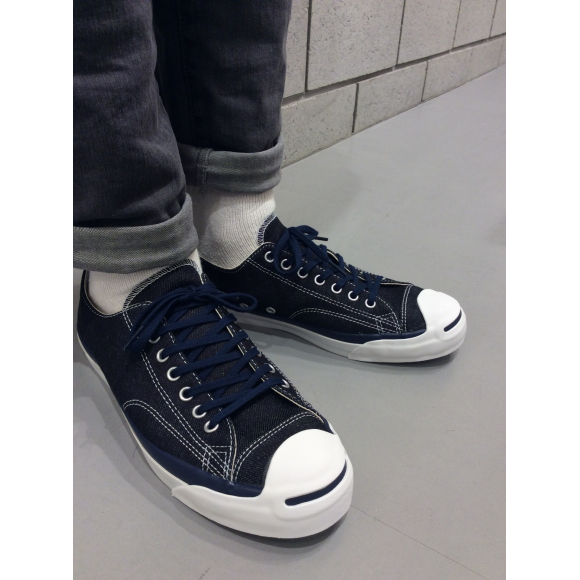 レディース新同23.5 converse コンバース ジャックパーセル コジマデニム F1