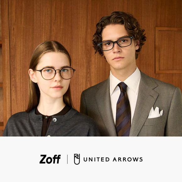 Eyewear brand "Zoff" x "UNITED ARROWS" Fall/Winter 2025 "Eyewear collection that is close to lifestyle"