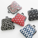 ちりめん生地の新型ミニ財布