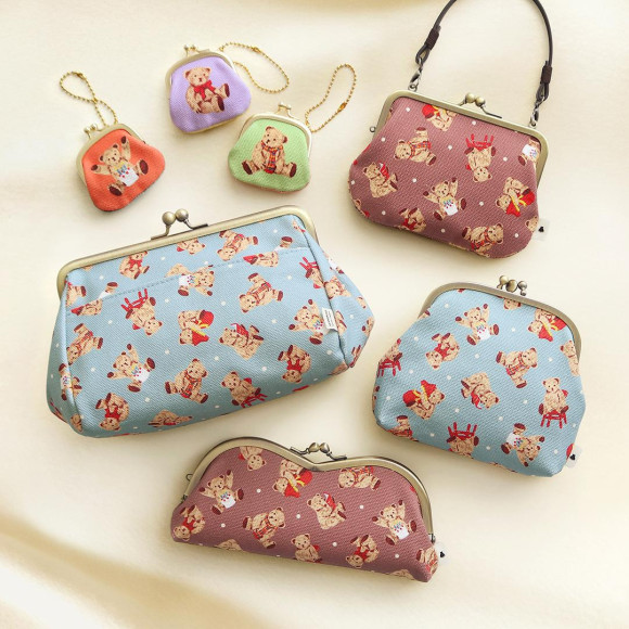 心がほっとするあったか優しいテディベア柄