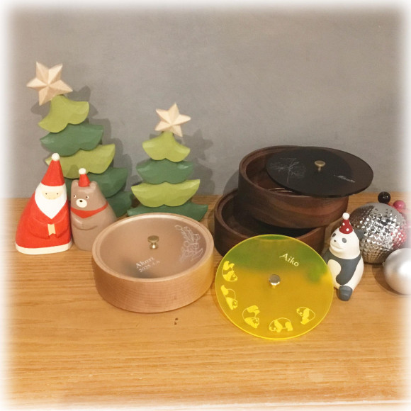 レア★廃盤品MID-Century MODERN木製小物入れ★スタッキング可能 レア☆廃盤品MID-Century MODERN木製小物入れ☆スタッキング可能