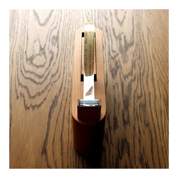 新商品】スリムでおしゃれな木製テープカッター「Tape Dispenser