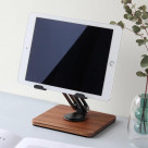 角度調整ができる折り畳み式タブレットスタンド