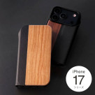 手帳型木製 iPhone Case 17シリーズ