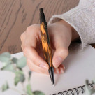 三角の木製ボールペン＆シャープペン