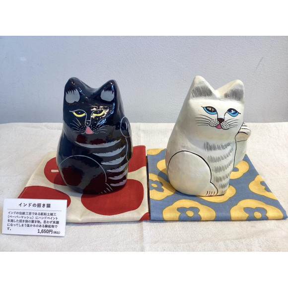 異国の情緒が可愛らしいハンドメイドの招き猫 │ PARCO_ya上野