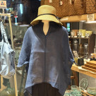 暑い季節にぴったりの、かやと麻のお洋服