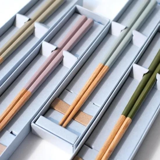 Hashikura Matsukan octagonal chopsticks (with chopstick rest and box)