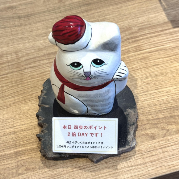 本日　ポイント2倍DAYです♪