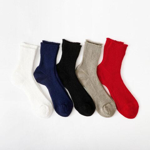 ムレにくく涼やかなリネン糸ソックス