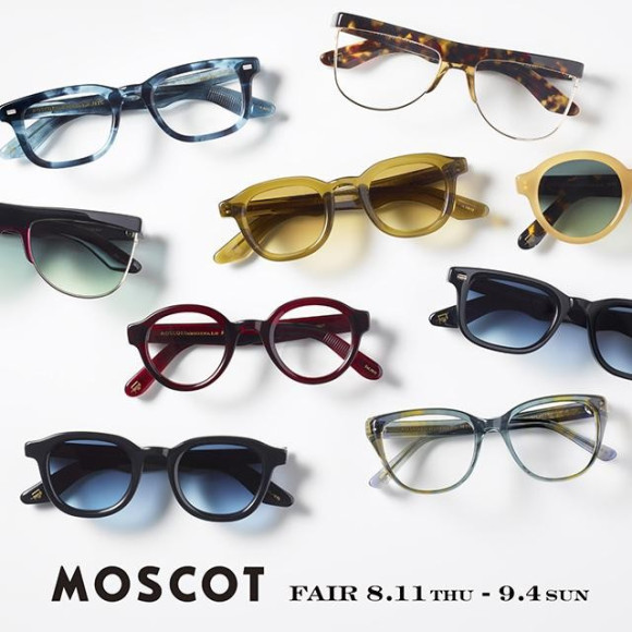 MOSCOTフェア！！8/11～　＆Eyevol 久しぶりに人気モデル入荷しました！！