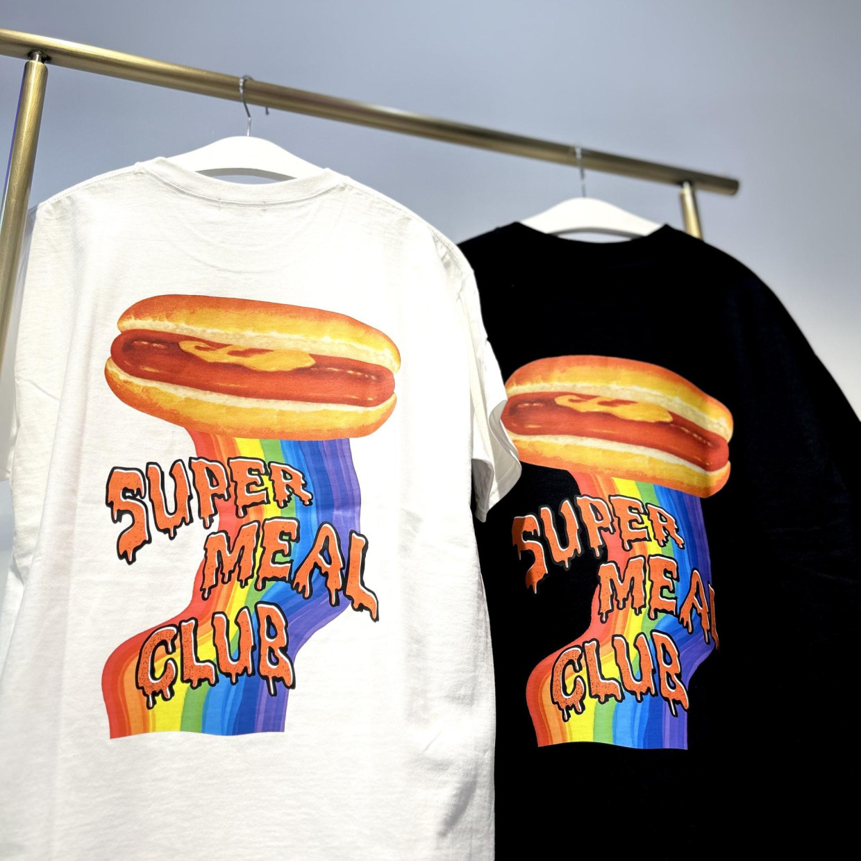 MILKBOY / MEAL CLUB TEE・PICNIC SHORTS