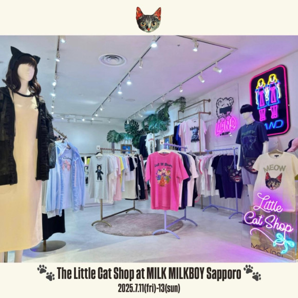 本日スタート！限定ショップ【The Little Cat Shop】