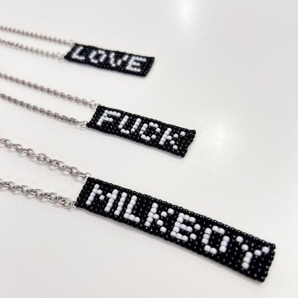 MILKBOY / BEADS WORD CHAIN