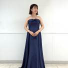 シャンタンマーメイドロングドレス