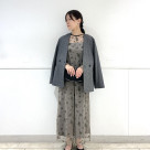 フロッキーベロア2wayドレス