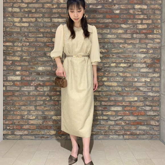 ☆新作ジャガードタイトドレス☆