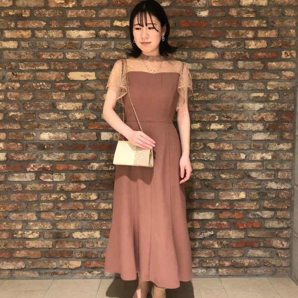 ☆大人気‼︎ラッフルスリーブソフトマーメイドドレス