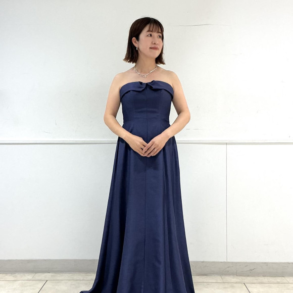 シャンタンマーメイドロングドレス