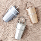 【NEW】 Stainless steel tumbler with straw 
