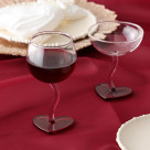 【オススメ】ハートワイングラス/デザートグラス