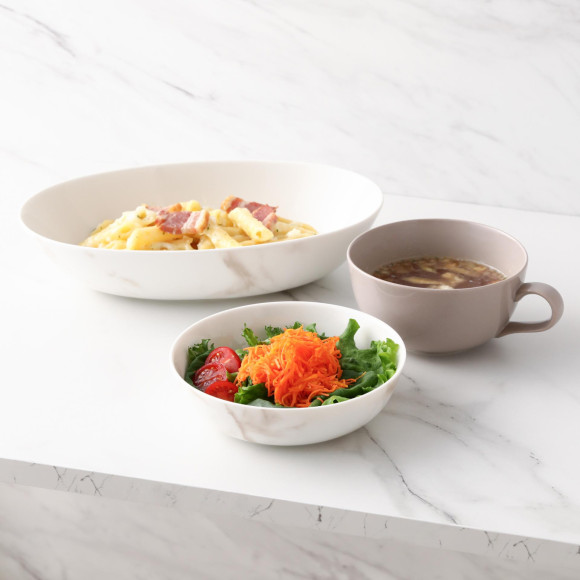 【NEW】 Orr Dimarble Simple Rice Tableware Set 