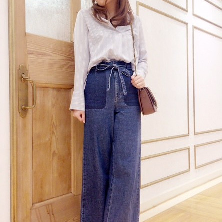 カタログ掲載商品♡ストライプ柄シャツコーデ