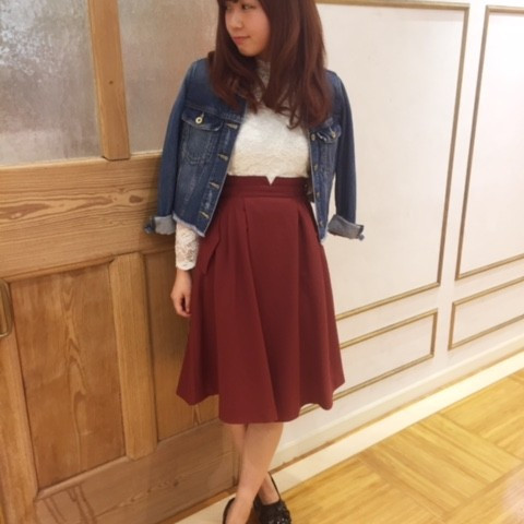♡メッシュフレアスカート♡