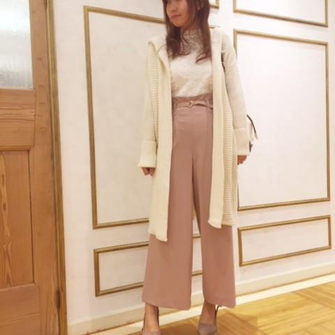 ♡サスペンダ－ハイウエストワイドパンツ♡