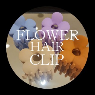 フラワーヘアクリップ