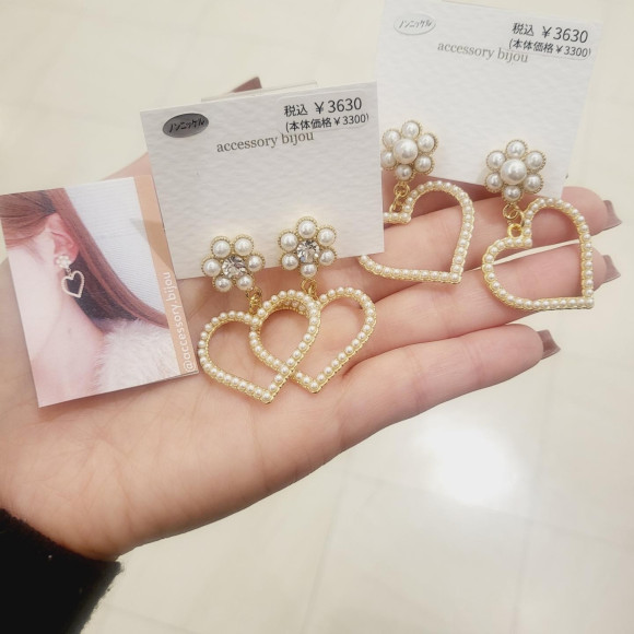 パールピアス＆イヤリング