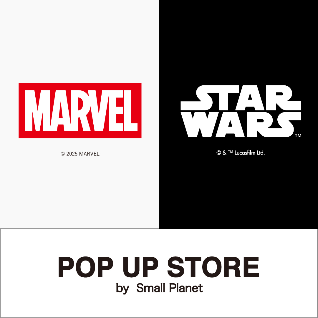「MARVEL POP UP STORE」「STAR WARS POP UP STORE」