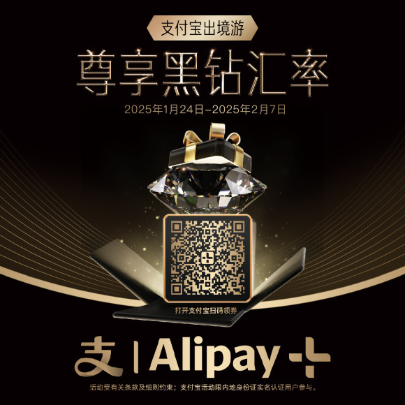 Alipay＋（中国大陸）為替レート優遇クーポン