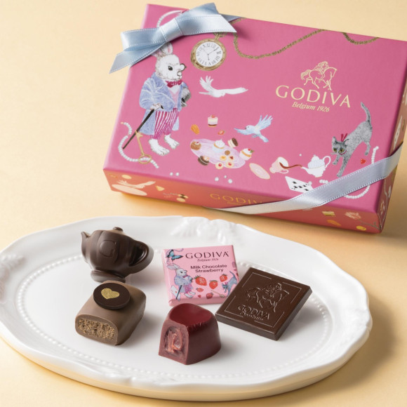 ゴディバ26年バレンタイン　「アリスのティーパーティコレクション」