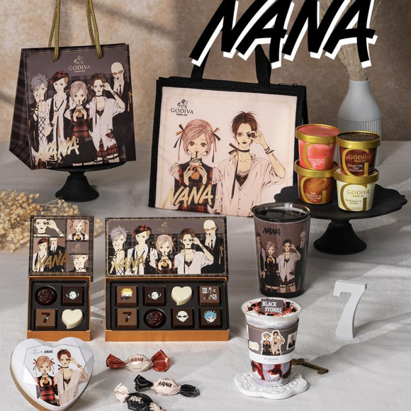 ゴディバ×NANA 限定書き下ろしイラストチョコレート