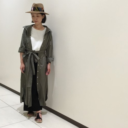 【仙台パルコ】新作・ロングシャツワンピース