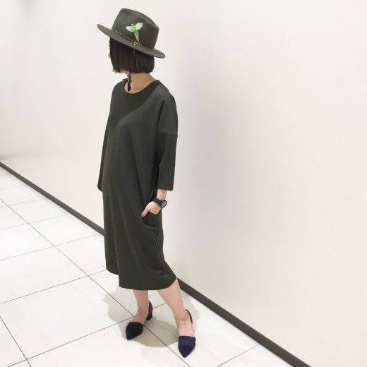 【仙台パルコ】動きやすく、綺麗め。シンプルワンピ