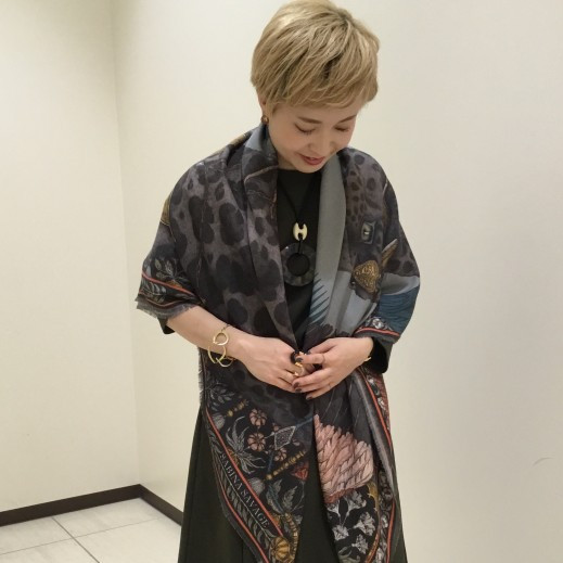 【仙台パルコ店】見惚れる一枚！SABINA SAVAGEストール